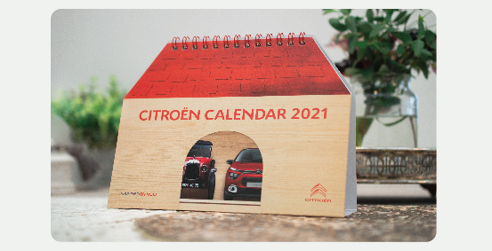 プ2021 CITROËN オリジナルカレンダー
